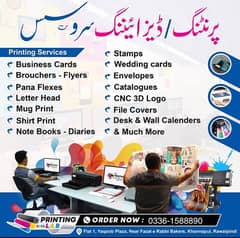 graphic designing and printing