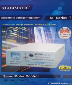 Stabilizer Stabimatic 500VA Servo Motor Voltage SF-500C.