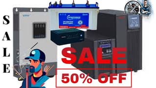 50% off ups full installing