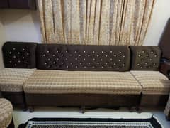 10/10 condition sofa set for sale. 5 seater.