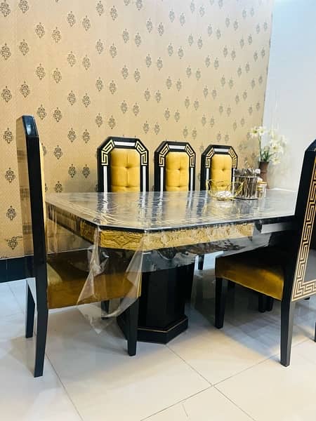 just New Dinning table with 8 chair's Verachi design 6
