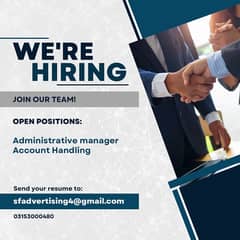 Administrative manager & Account Handling