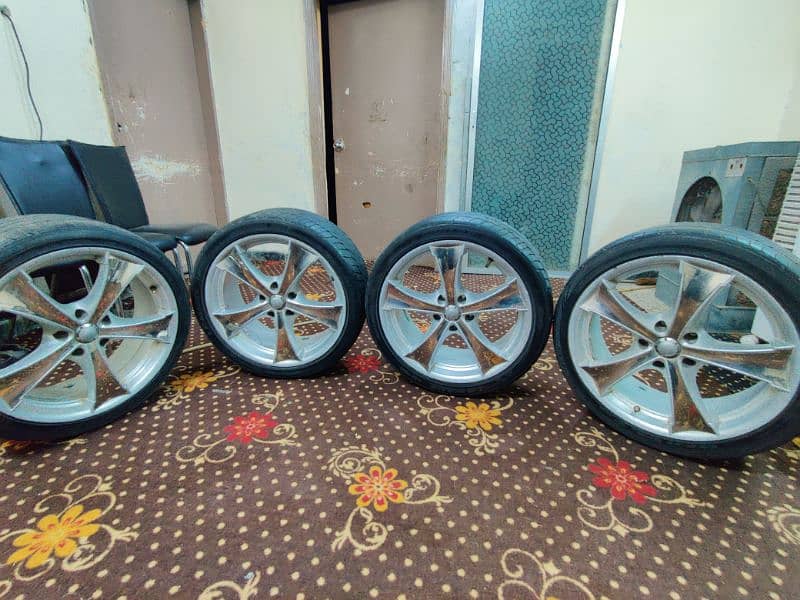japnese 18 inches rims and japnese dunlop tyres 1