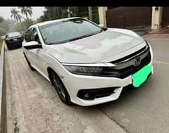 HONDA CIVIC 2021 WHITE UG FULL OPTION TOTAL GENUINE