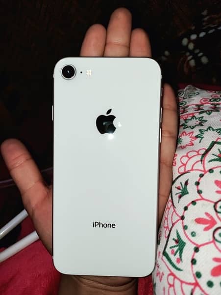 i phone 8 official pta approved 10by10condition 64gb 83%health 4