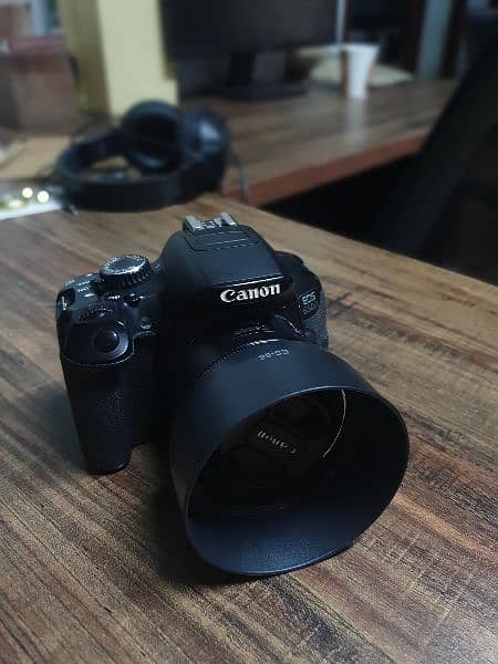 Canon 650d with 50mm 0