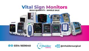 Vital Sign Patient Monitors - Bulk Stock - Wide Range