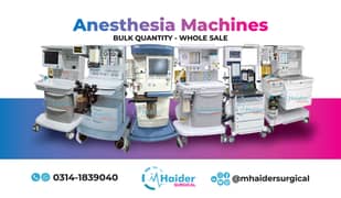 Anesthesia Machines - Imported - Bulk Quantity - Wide Range