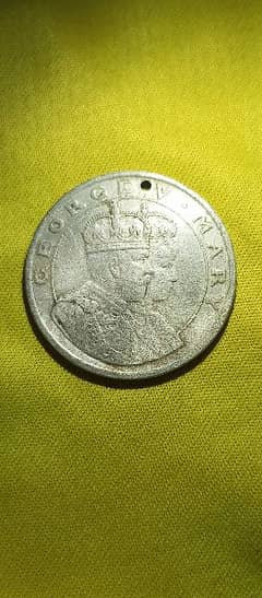 king George V old coin