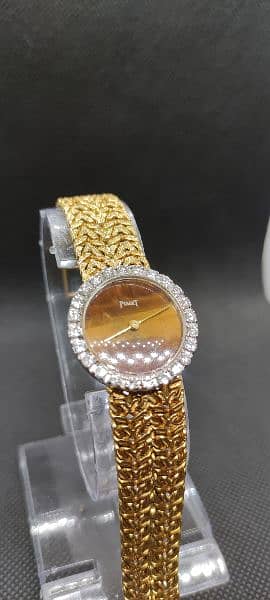 PIAGET 18k Gold and Diamond watch 2