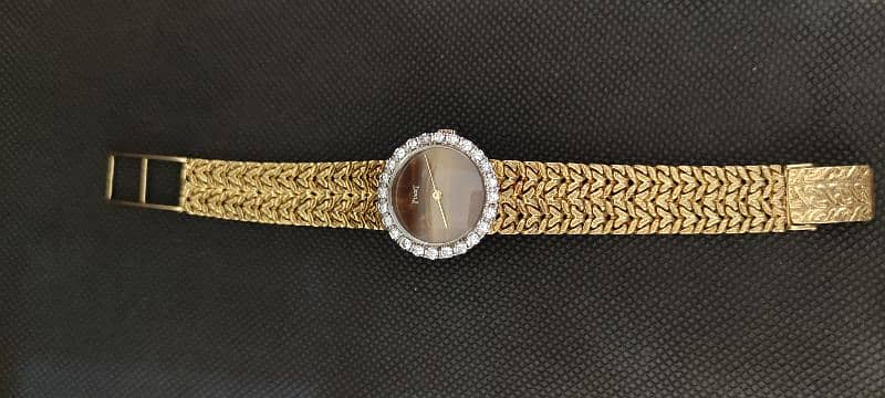 PIAGET 18k Gold and Diamond watch 4