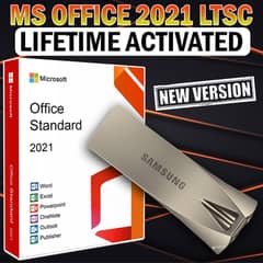 MS OFFICE 2021 LTSC LIFETIME ACTIVATED WITH 32 GB USB