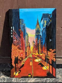 New York City building painting