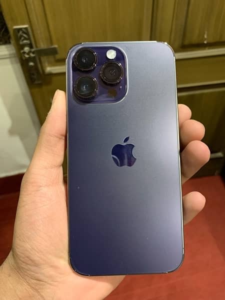 iphone 14 pro max jv deep purple colour 10/10 2