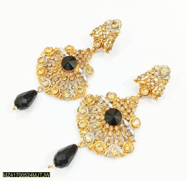 Traditional gold plated earrings 1