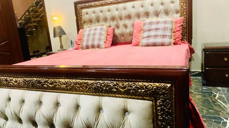 Pure Wood Bed Set | Decent Bedroom set 0