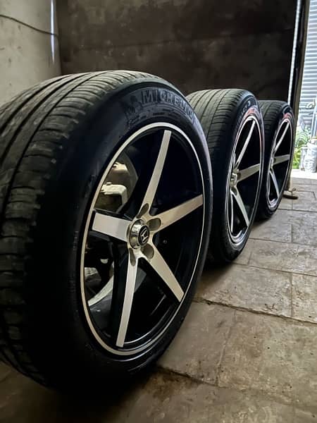 Original Vossen rim tyre 17" 2