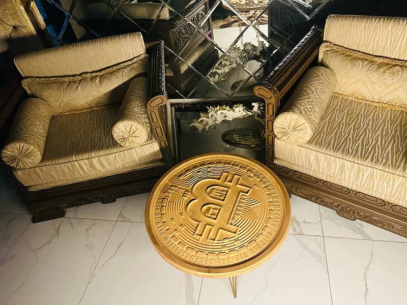 First time in history most luxury & Affordable Bitcoin Coffee Tables 1