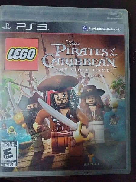 PS3 game of pirates of the Caribbean lego 0
