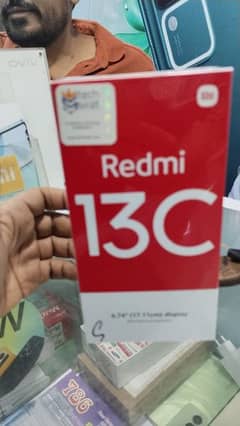 REDMI 13C.  6/128BOX PACK ALL COLORS AVAILABLE