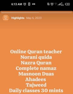 I am good Quran teacher 4 year experience