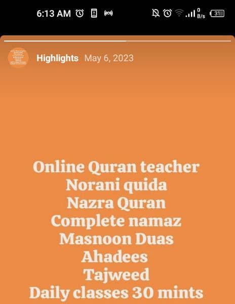 I am good Quran teacher 4 year experience 0