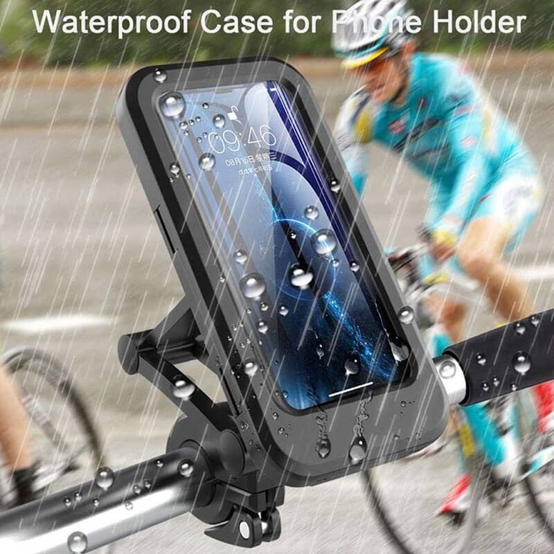 Weather Resistant Bike & Bicycle Phone Holder - Black-Instock 1