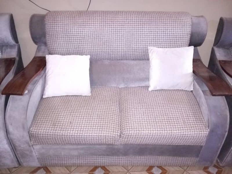7 Seater Sofa grey colour just 3 years old. 3