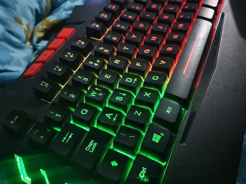 Rii Wired Gaming Keyboard RGB LED Backlight,USB Plug-and-Play 1