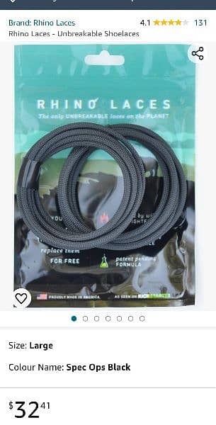 Rhino Laces - Unbreakable Shoelaces 4