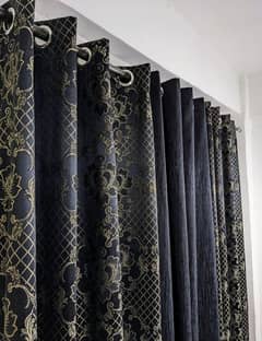 3 pcs home curtains|Shanghai textured|
