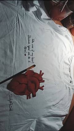 costomized heart t-shirt