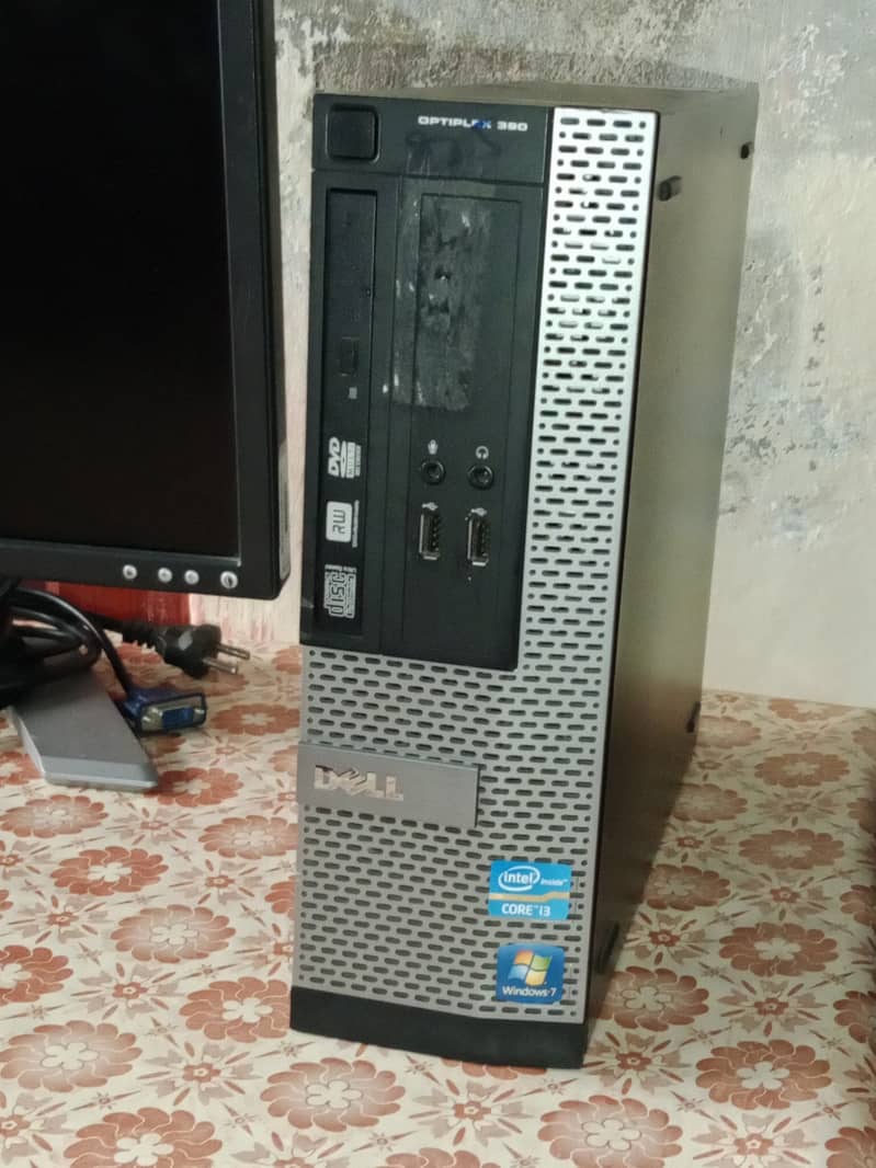 Dell optiplex gaming PC. fresh condition . with monitor 1