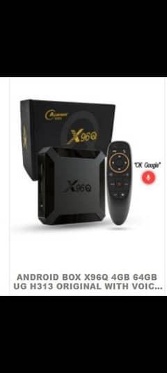 Tv Box X96Q With Voice Remote