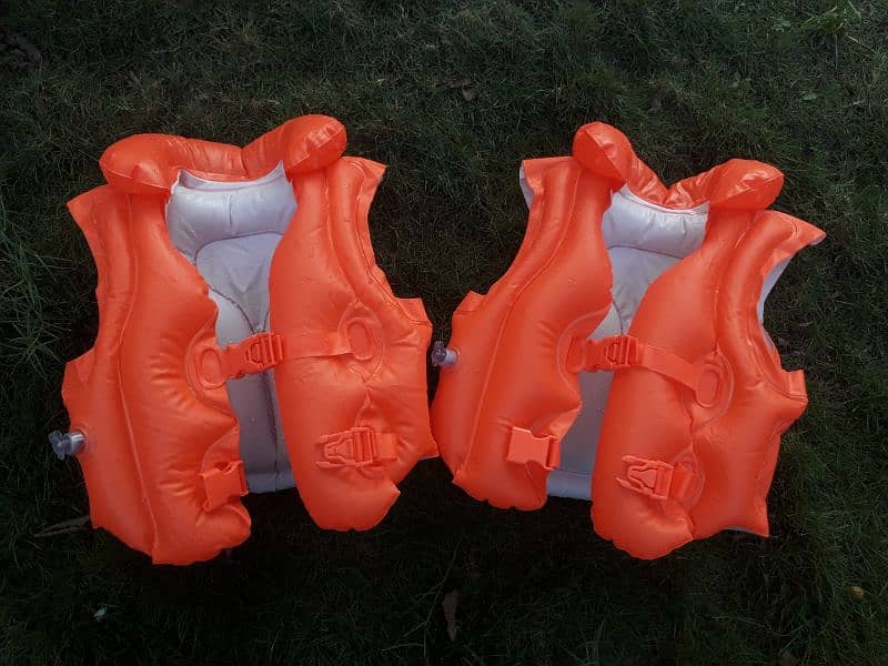 Kids Swimming Life Jackets Air Filling Vests 2 Pieces + Free Delivery 1