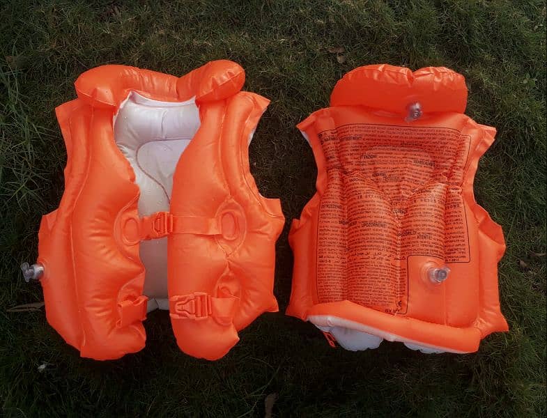 Kids Swimming Life Jackets Air Filling Vests 2 Pieces + Free Delivery 2