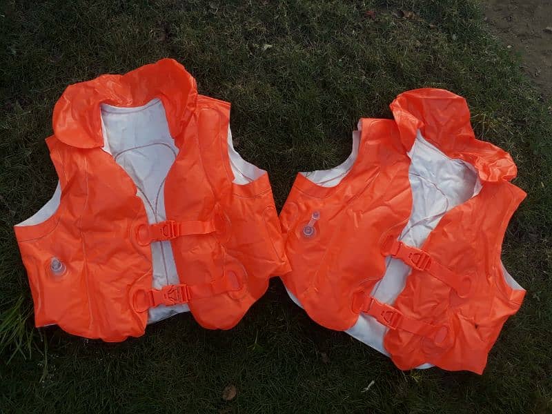 Kids Swimming Life Jackets Air Filling Vests 2 Pieces + Free Delivery 3