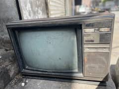 Wood body antique Tv