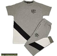 Half Sleeve Track suits for men Grey color