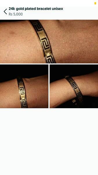 24k gold plated bracelet 3