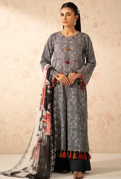 Nisha By Nishaat Lawn | Unstitched Collection 3 Pieces Casual Wear| Su