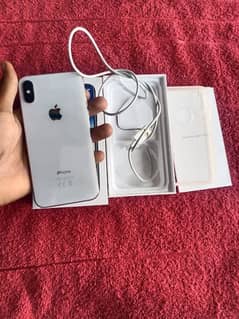 iPhone X 128 GB complete box PTA approved for sale