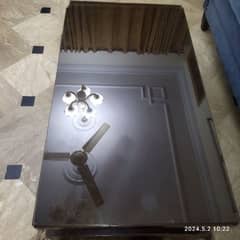 center table with mirror