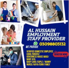 Maid | Driver | Baby Seater | Maid | House Maid | Couple Maid