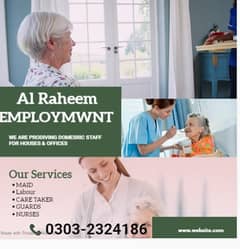 Domestic And Maid Staff Available/Domestic staff/Labour Staff