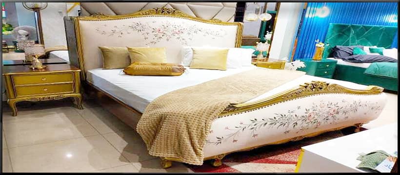 New Modern Furniture set for sale | Bed set | Bedroom set in karachi 4