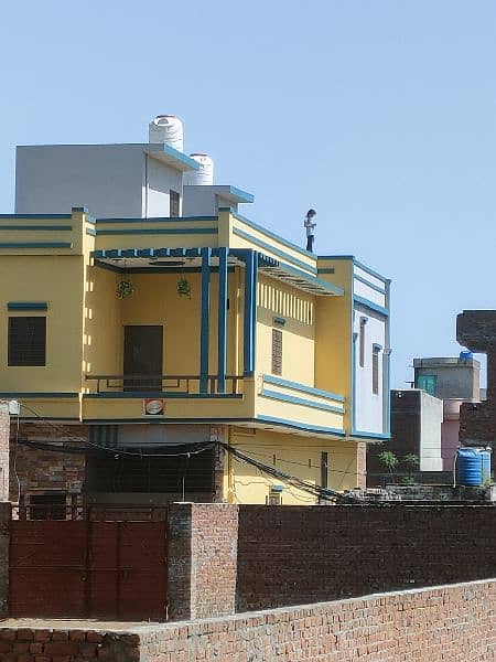 Dhai Marla (272) corner house for sale in hunter pura  gohadpur 0