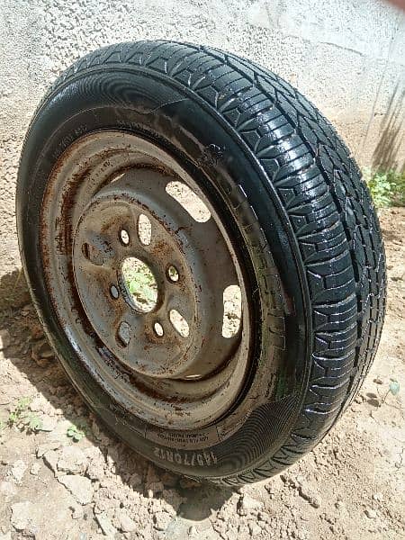 New suzuki bolan single tyre and rim 1