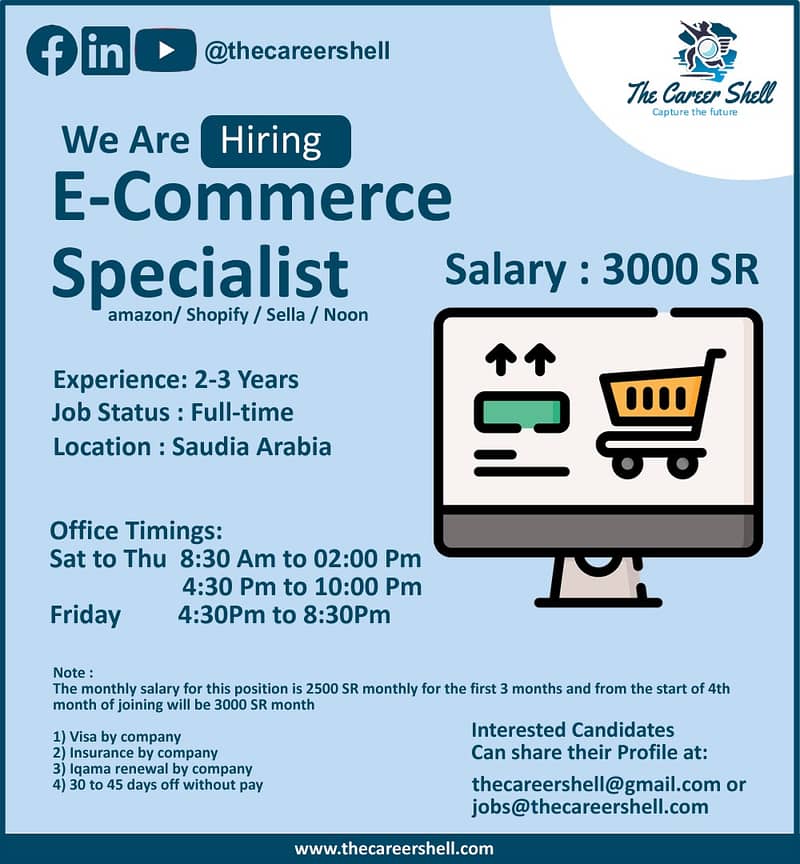 Ecommerce Specialist 0
