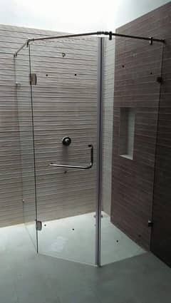Frameless By-Pass & Sliding Shower Doors/Curbless Neo Angle Shower